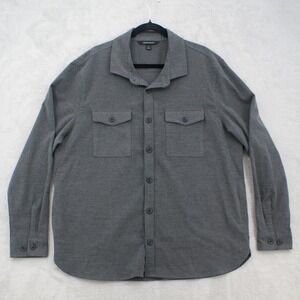 Mercer + Mettle Men's XL Gray Utility Overshirt Button Up